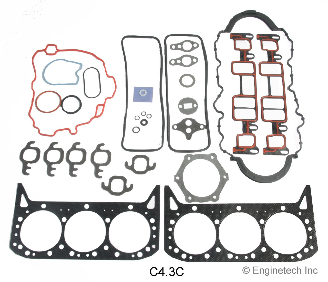 2000 Chevrolet S10 4.3L Engine Gasket Set C4.3C -78