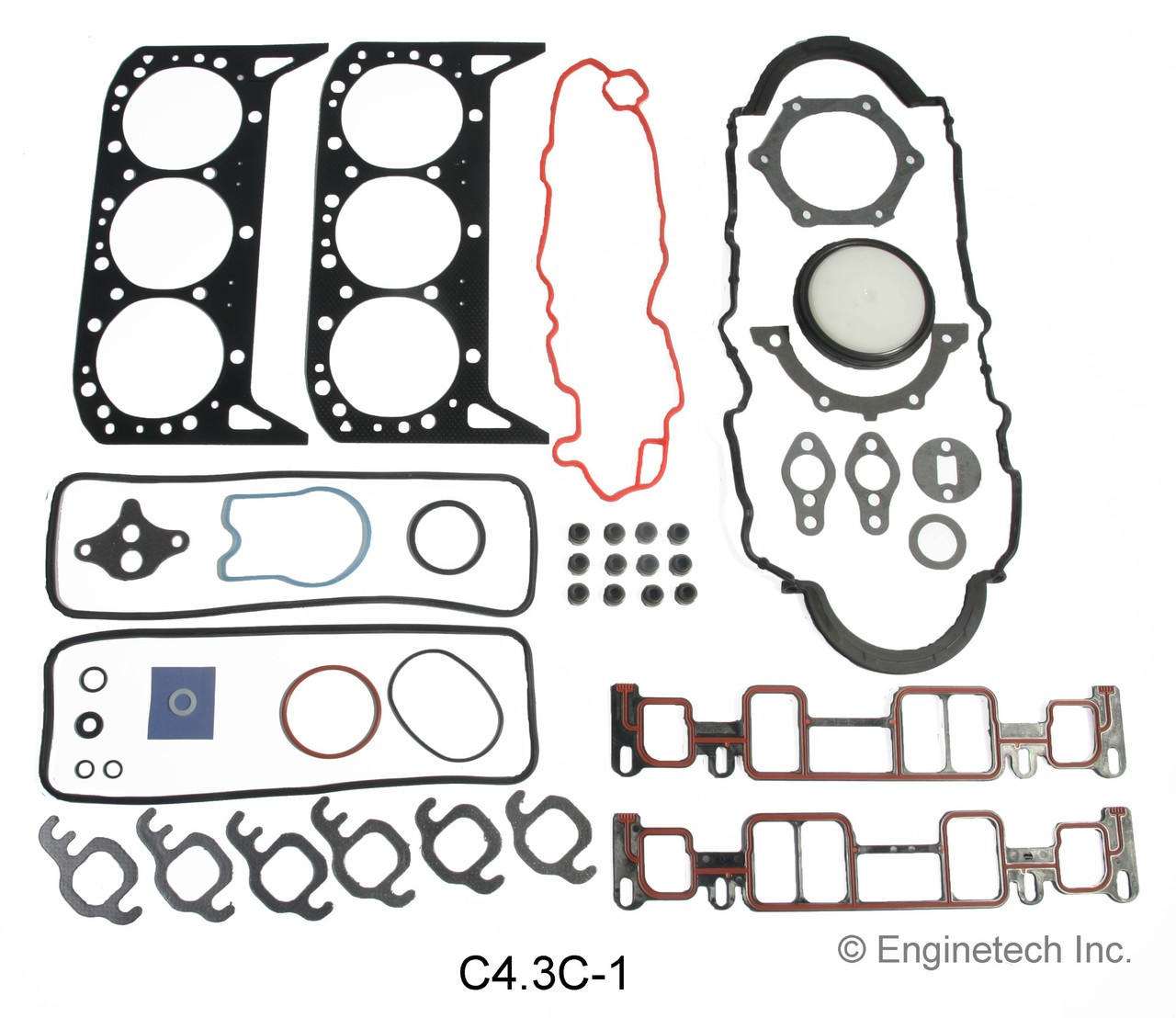 1997 Chevrolet S10 4.3L Engine Gasket Set C4.3C-1 -27