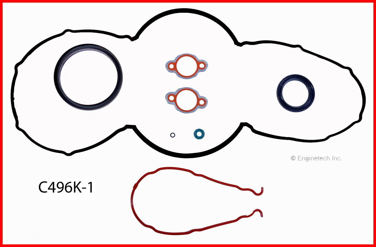 2001 Chevrolet Express 3500 8.1L Engine Gasket Set C496K-1 -3