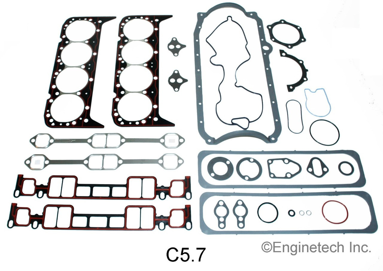 1996 Chevrolet C3500 5.7L Engine Gasket Set C5.7 -6