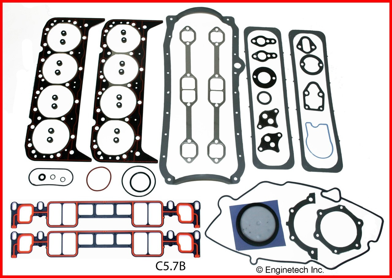 1997 Chevrolet Express 2500 5.7L Engine Gasket Set C5.7-B -41