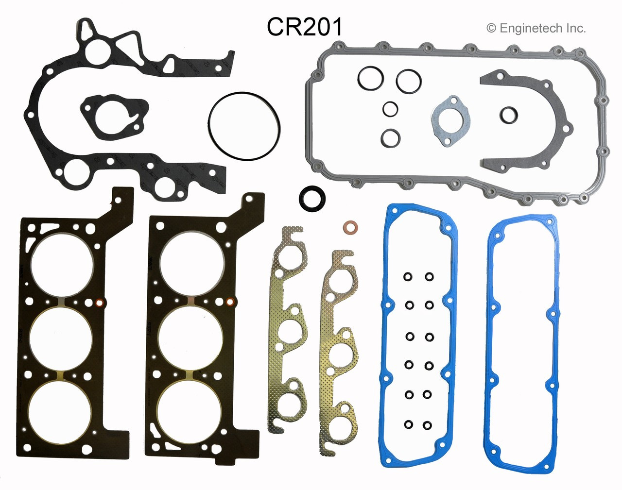 1991 Dodge Dynasty 3.3L Engine Gasket Set CR201 -12