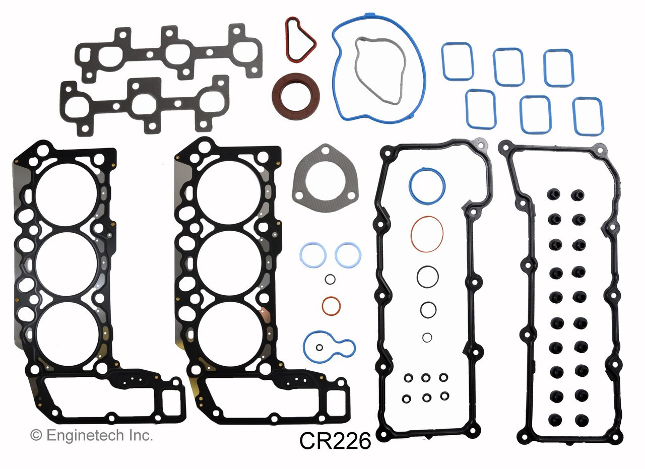 2004 Jeep Liberty 3.7L Engine Gasket Set CR226 -8