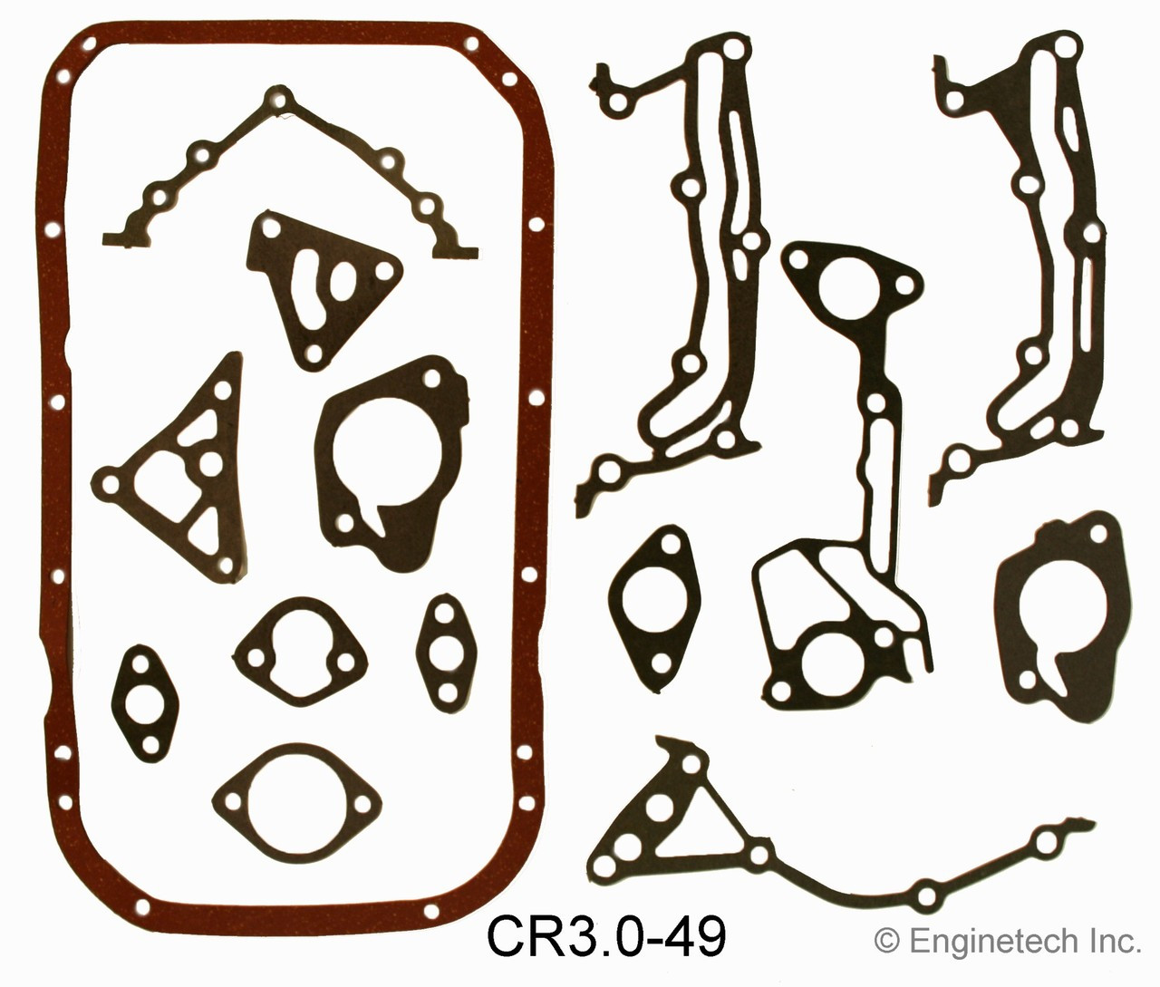 1992 Plymouth Grand Voyager 3.0L Engine Gasket Set CR3.0-49 -48