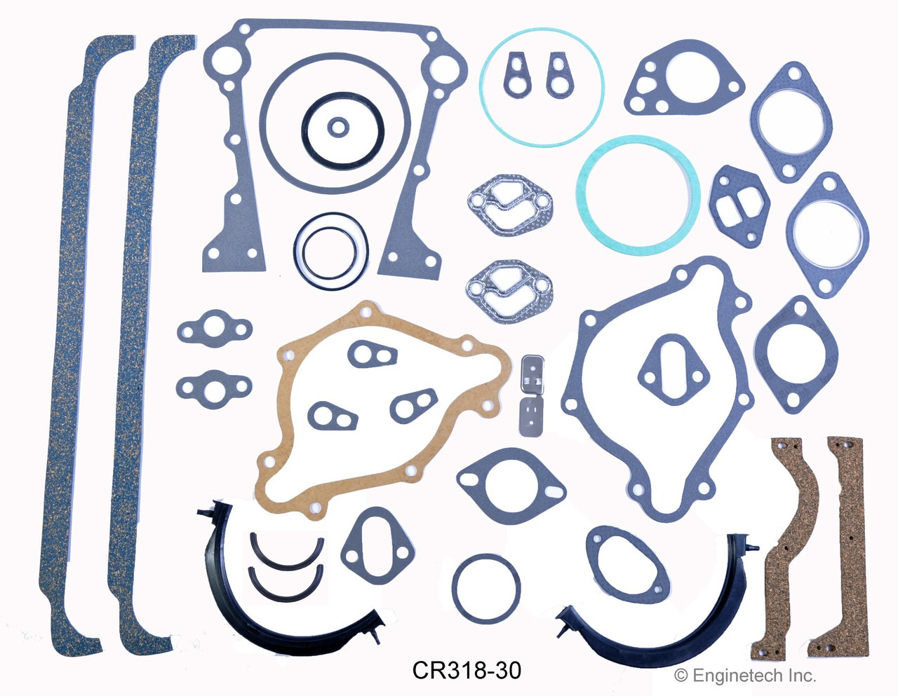 1986 Dodge D250 5.9L Engine Gasket Set CR318-30 -506