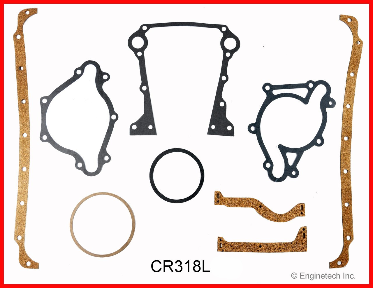 1990 Dodge B350 5.2L Engine Gasket Set CR318L -3