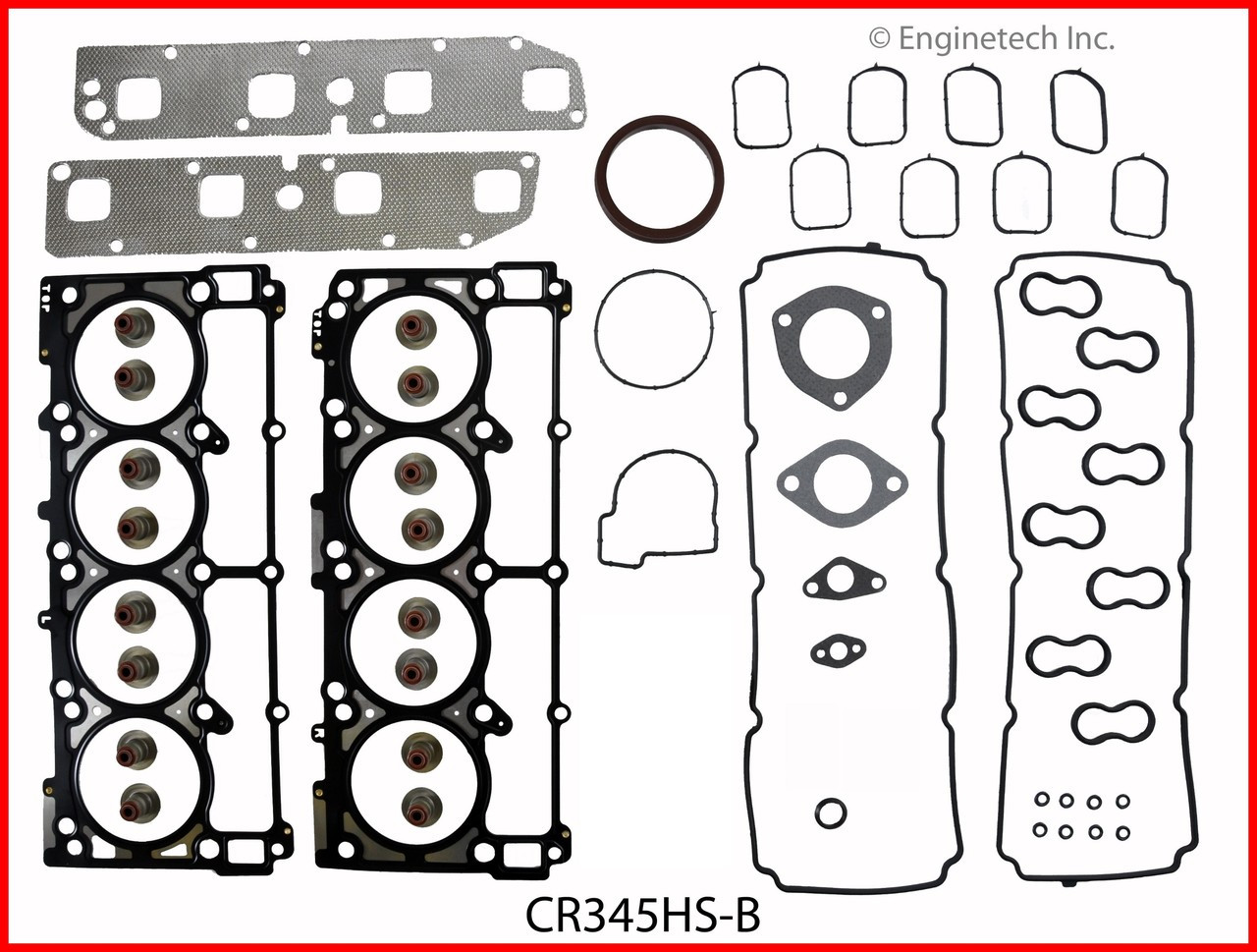 2008 Chrysler Aspen 5.7L Engine Cylinder Head Gasket Set CR345HS-B -39