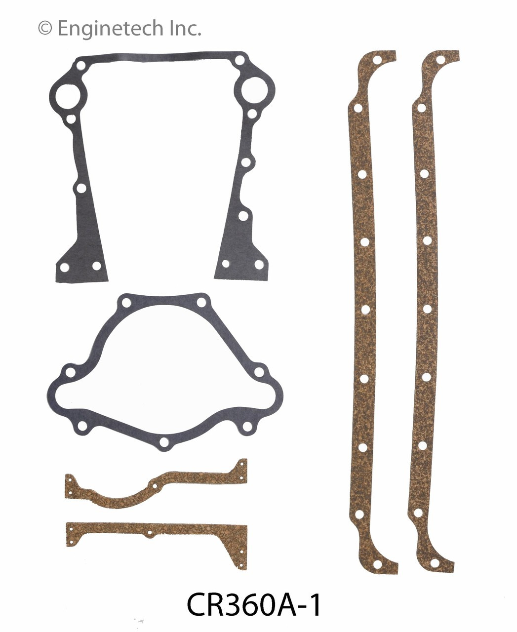 1990 Dodge Ramcharger 5.9L Engine Gasket Set CR360A-1 -8