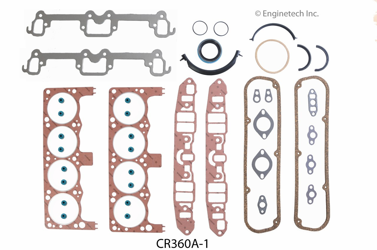 1990 Dodge W250 5.9L Engine Gasket Set CR360A-1 -11