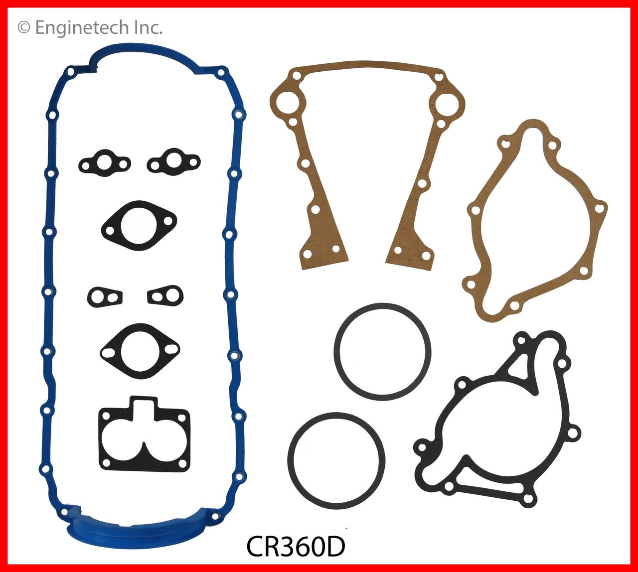 1993 Dodge D250 5.9L Engine Gasket Set CR360D -5