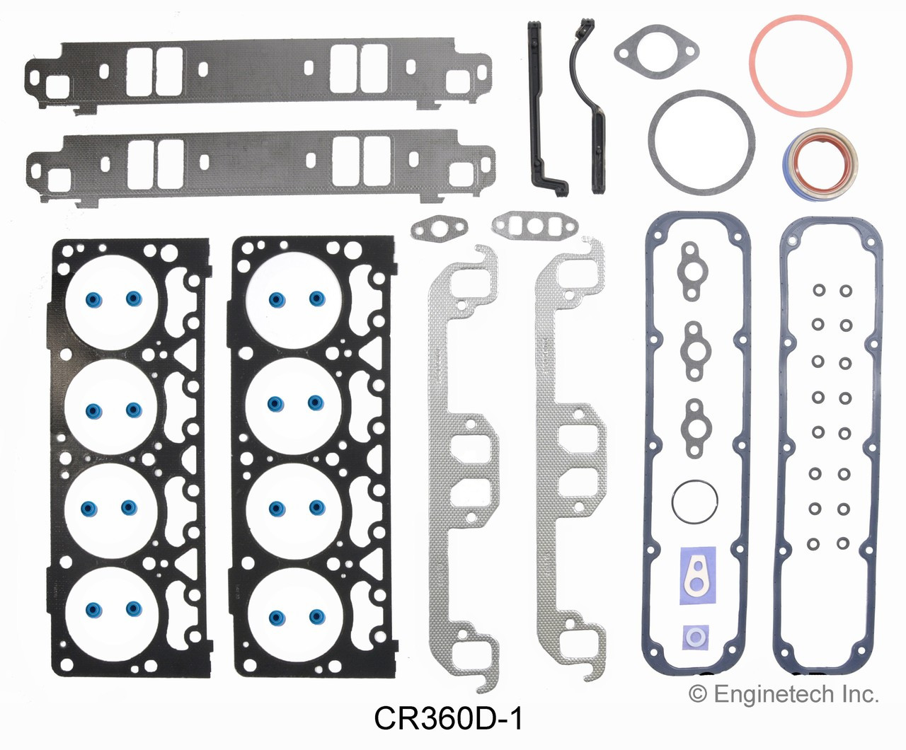 1993 Dodge D150 5.9L Engine Gasket Set CR360D-1 -3