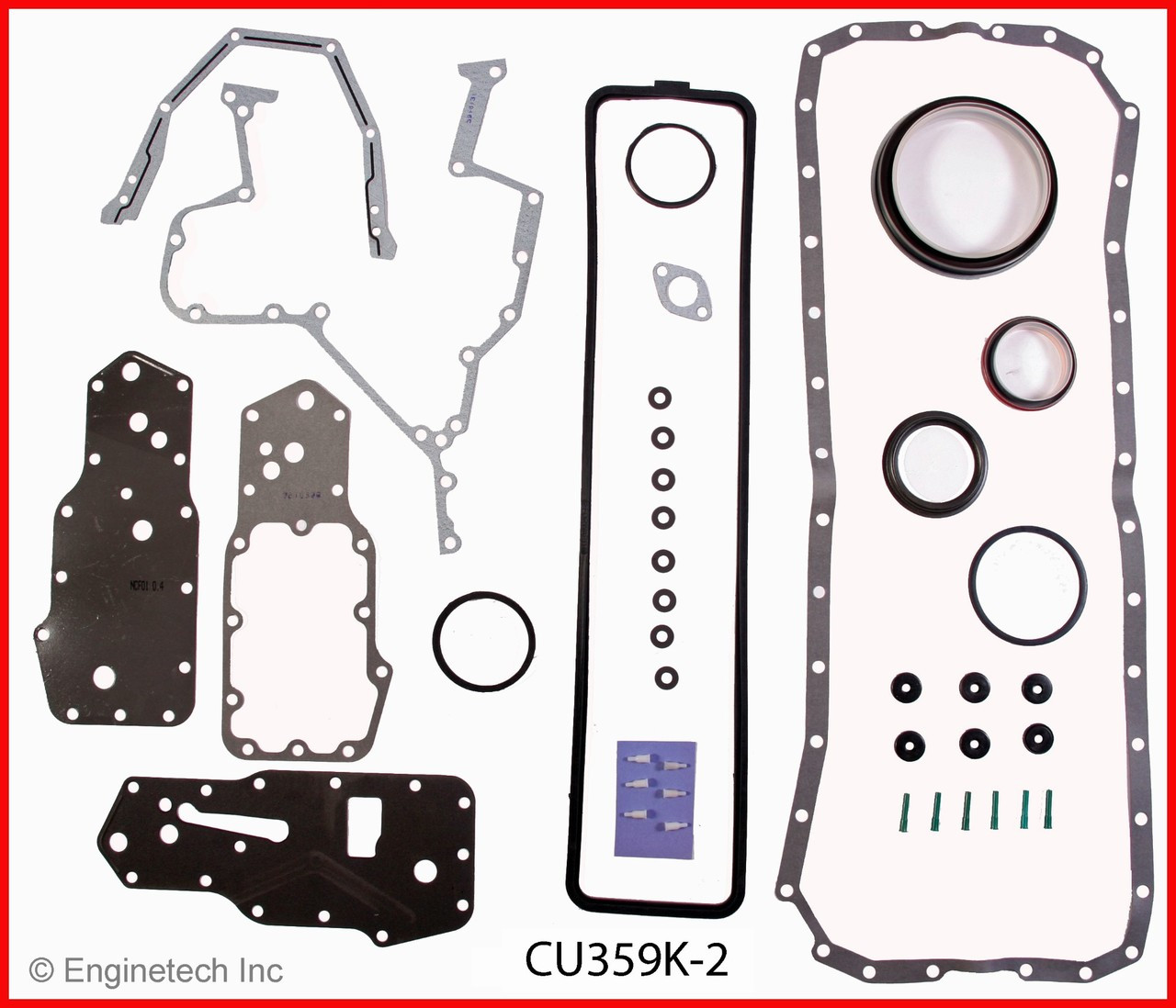 1999 Dodge Ram 2500 5.9L Engine Gasket Set CU359K-2 -3