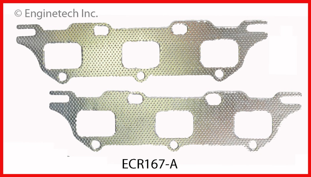 2001 Chrysler Sebring 2.7L Engine Exhaust Manifold Gasket ECR167-A -9