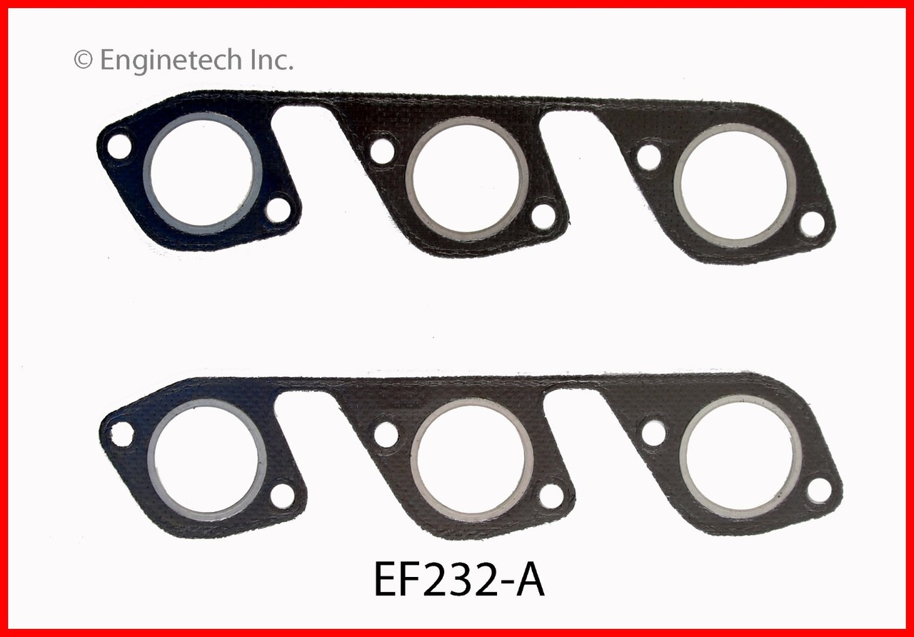 2003 Ford Mustang 3.8L Engine Exhaust Manifold Gasket EF232-A -12