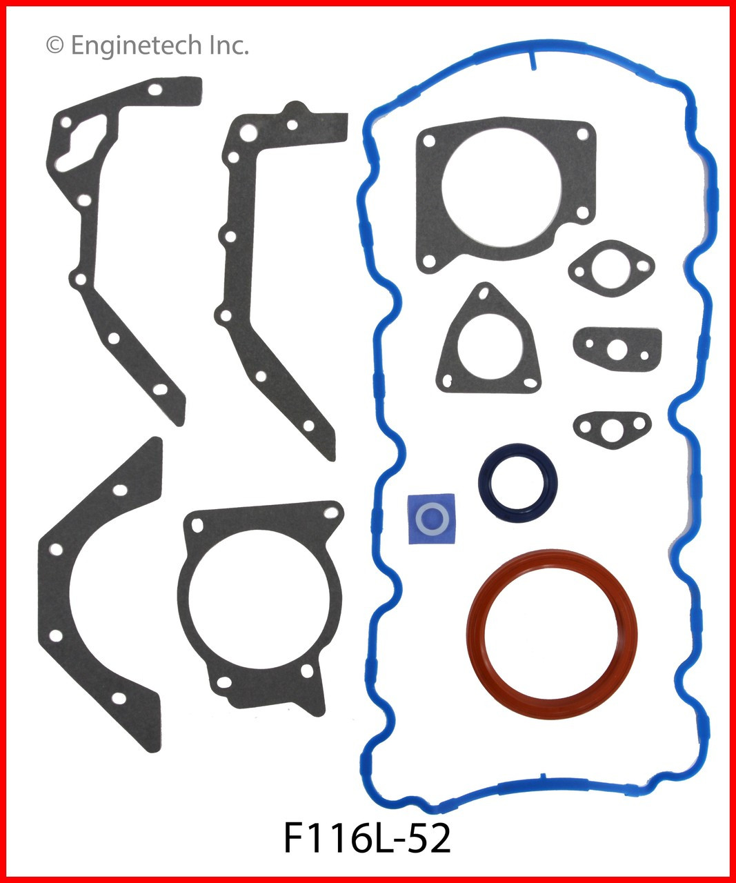 1992 Mercury Tracer 1.9L Engine Gasket Set F116L-52 -4