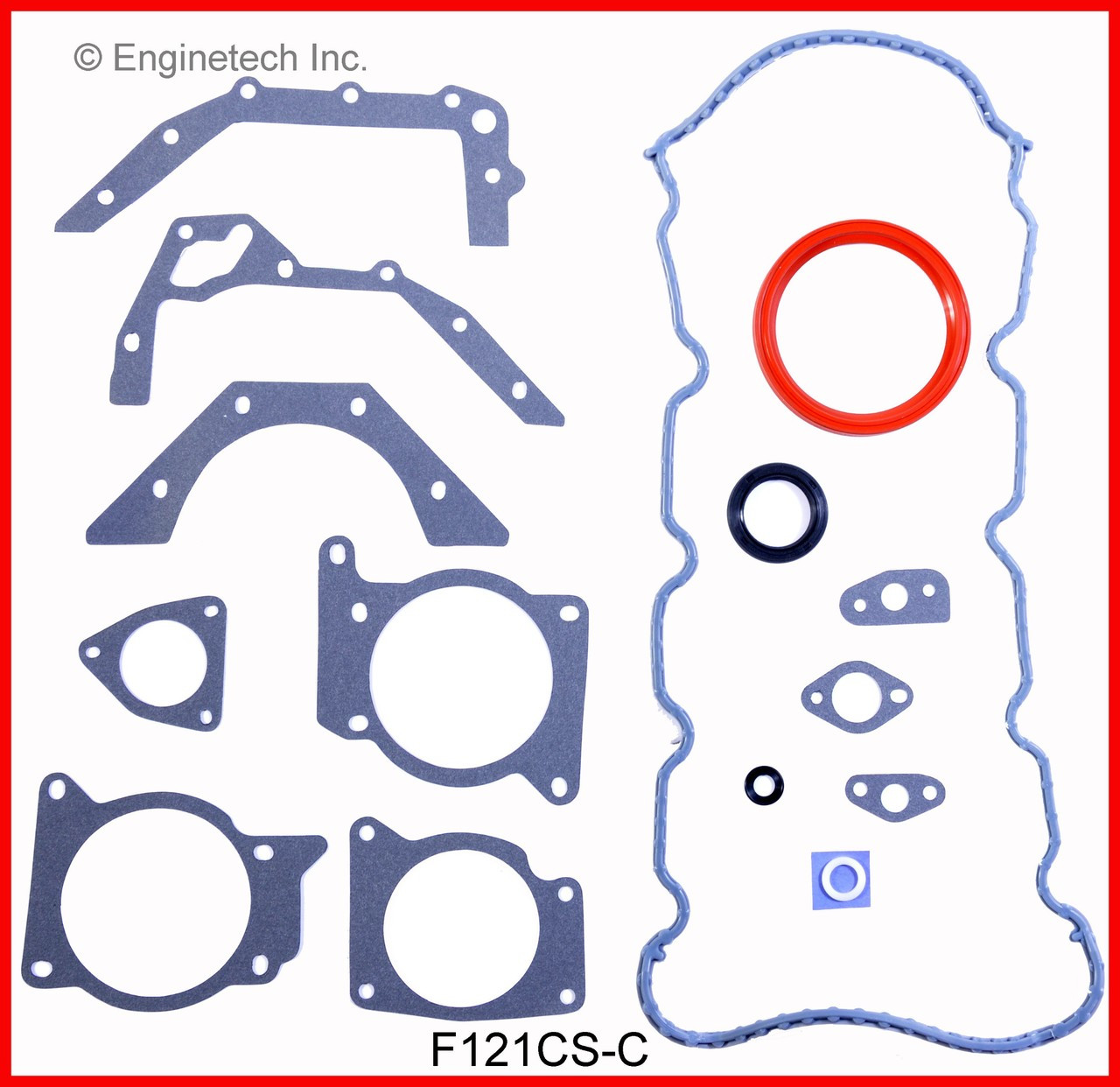 1995 Ford Escort 1.9L Engine Lower Gasket Set F121CS-C -3