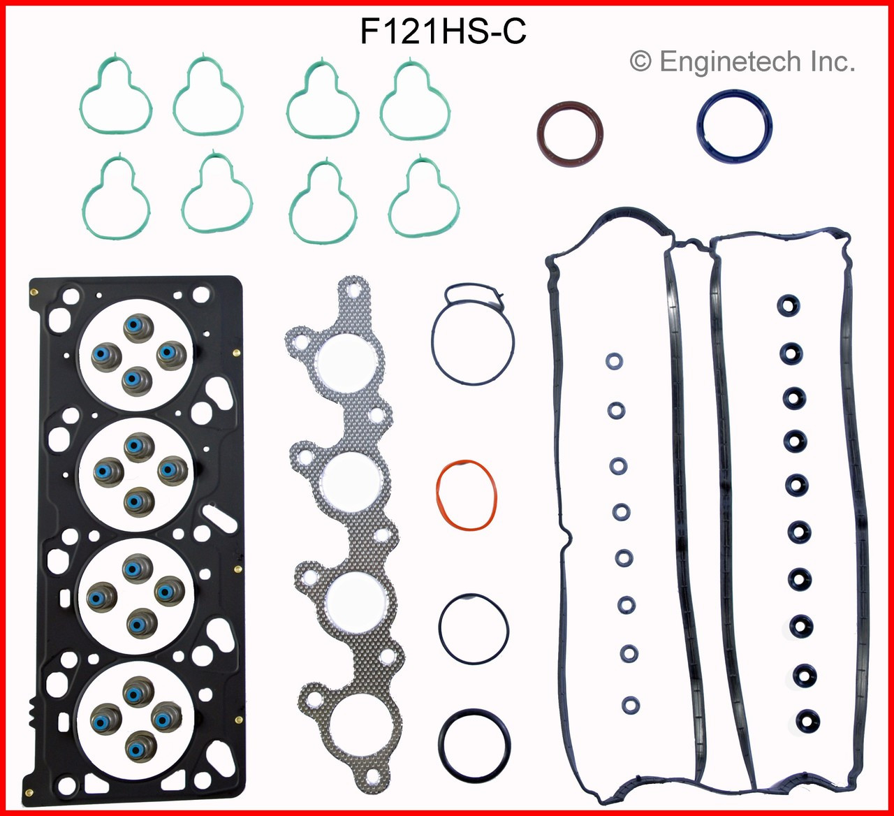 2002 Ford Focus 2.0L Engine Cylinder Head Gasket Set F121HS-C -7