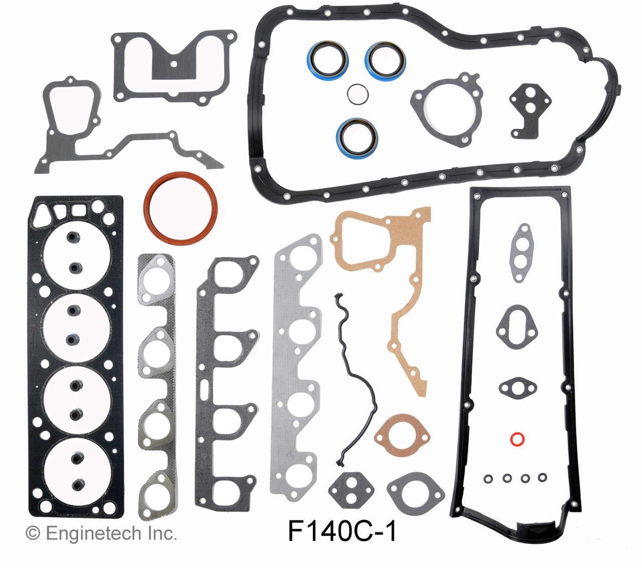 1992 Ford Mustang 2.3L Engine Gasket Set F140C-1 -2