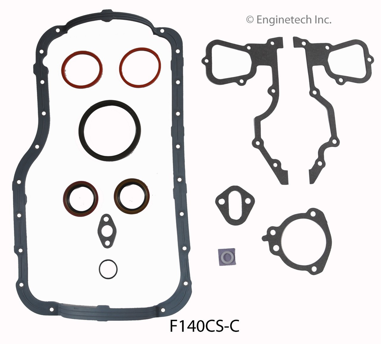 1988 Ford Mustang 2.3L Engine Lower Gasket Set F140CS-C -12