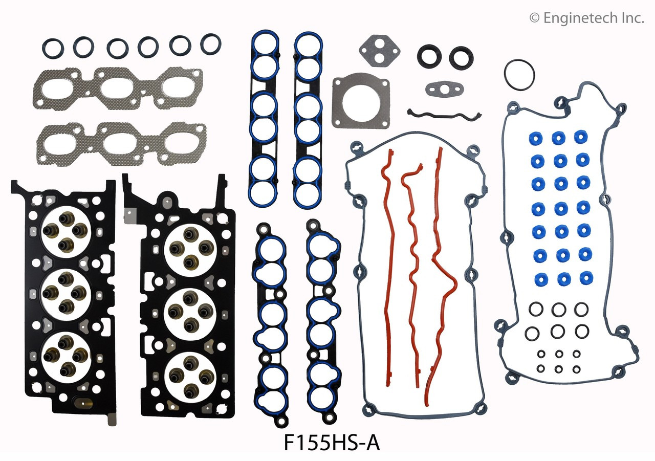 1999 Mercury Mystique 2.5L Engine Cylinder Head Gasket Set F155HS-A -17