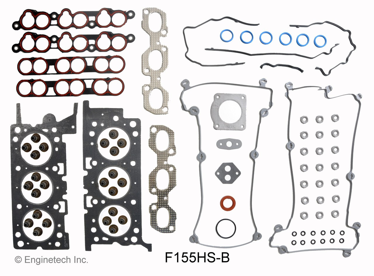 1999 Mercury Mystique 2.5L Engine Cylinder Head Gasket Set F155HS-B -4