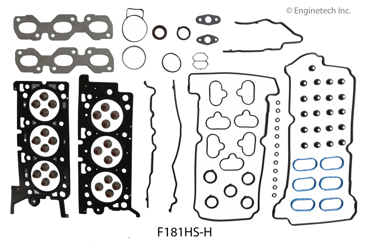 2006 Mazda Tribute 3.0L Engine Cylinder Head Gasket Set F181HS-H -7