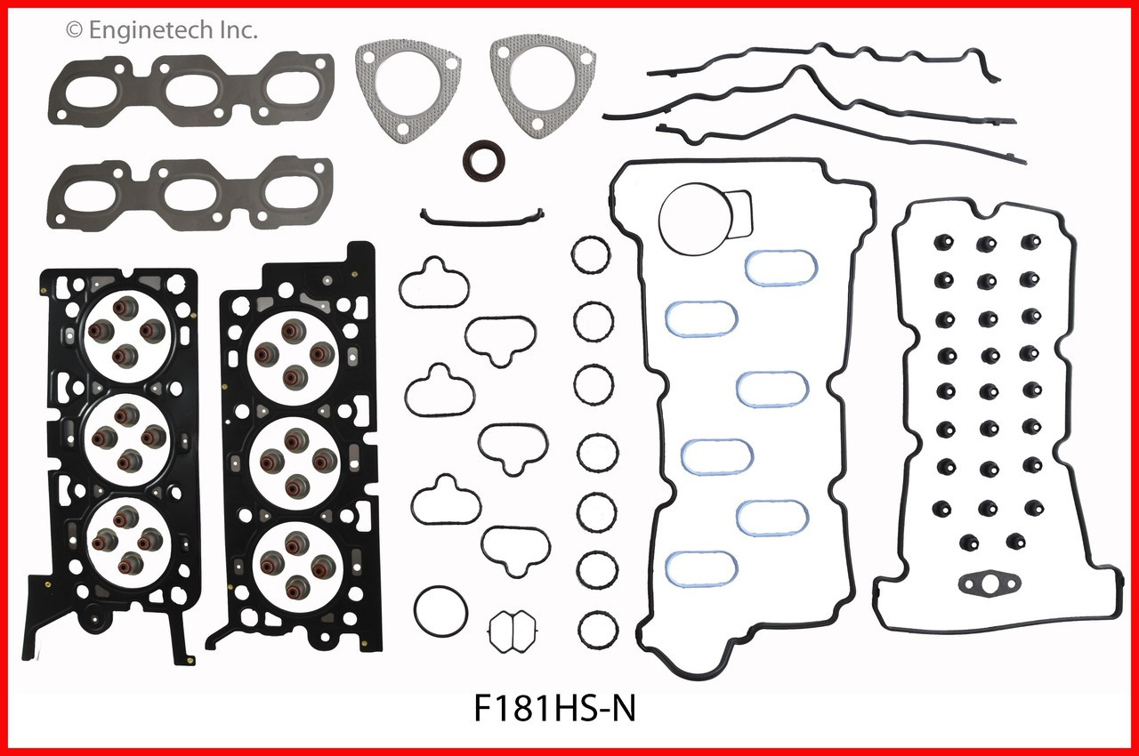 2007 Ford Escape 3.0L Engine Cylinder Head Gasket Set F181HS-N -3