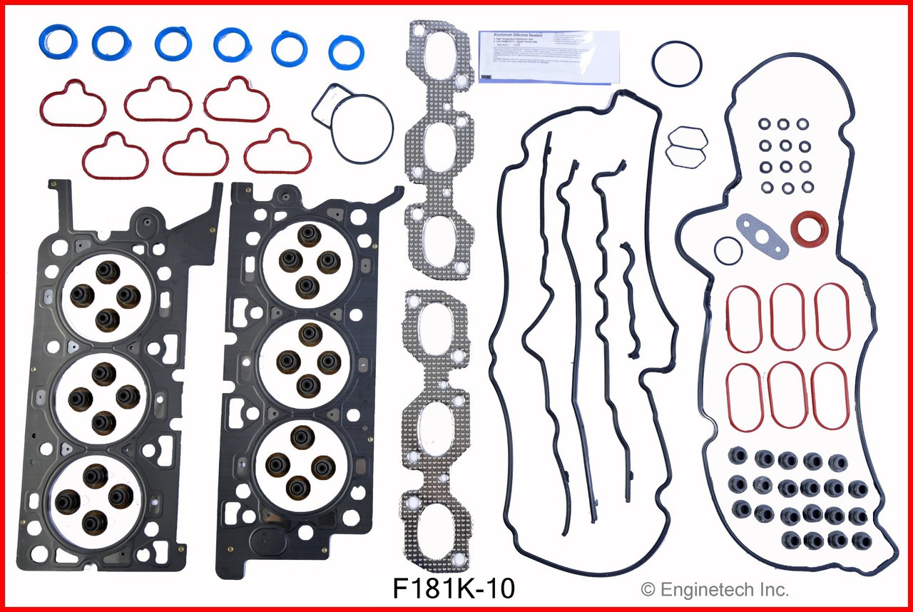 2001 Mazda Tribute 3.0L Engine Gasket Set F181K-10 -2