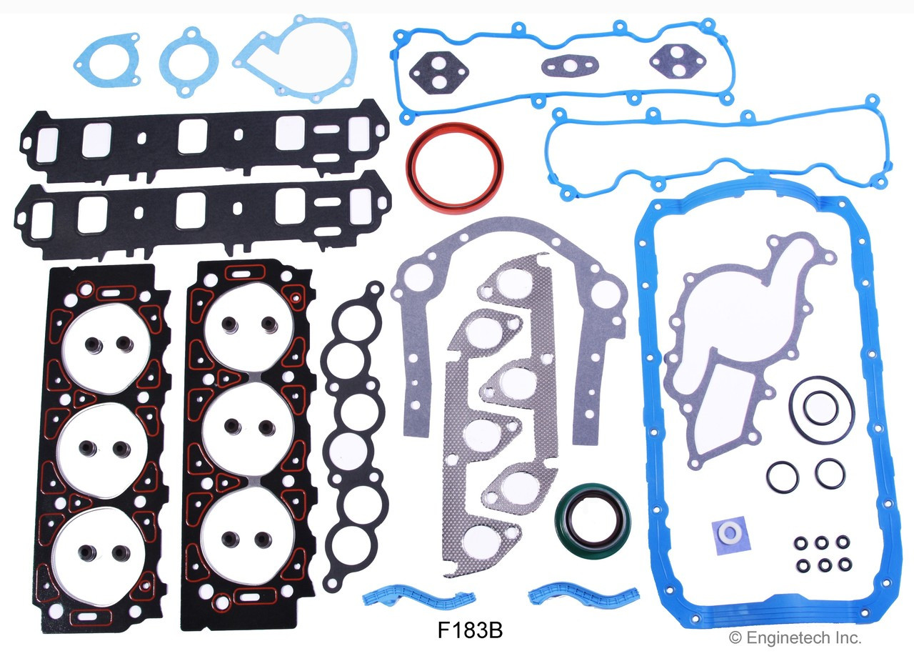 1991 Mercury Sable 3.0L Engine Gasket Set F183B-1 -3