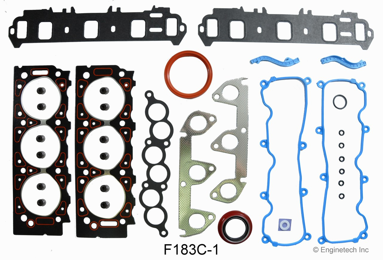 1991 Ford Ranger 3.0L Engine Gasket Set F183C-1 -2