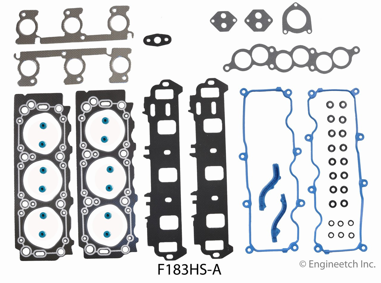 1999 Mercury Sable 3.0L Engine Cylinder Head Gasket Set F183HS-A -4