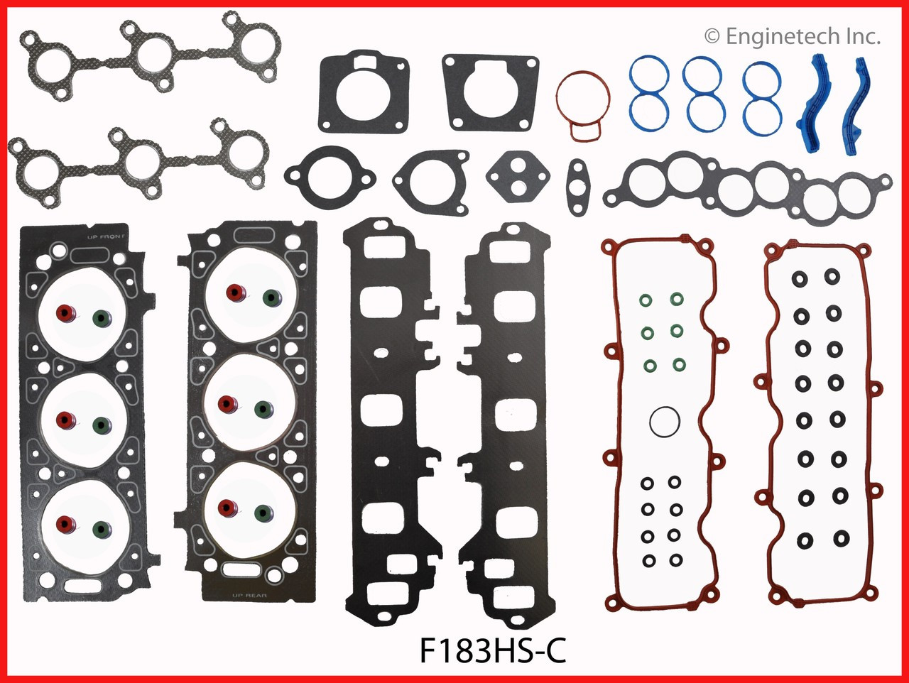 2002 Mazda B3000 3.0L Engine Cylinder Head Gasket Set F183HS-C -15