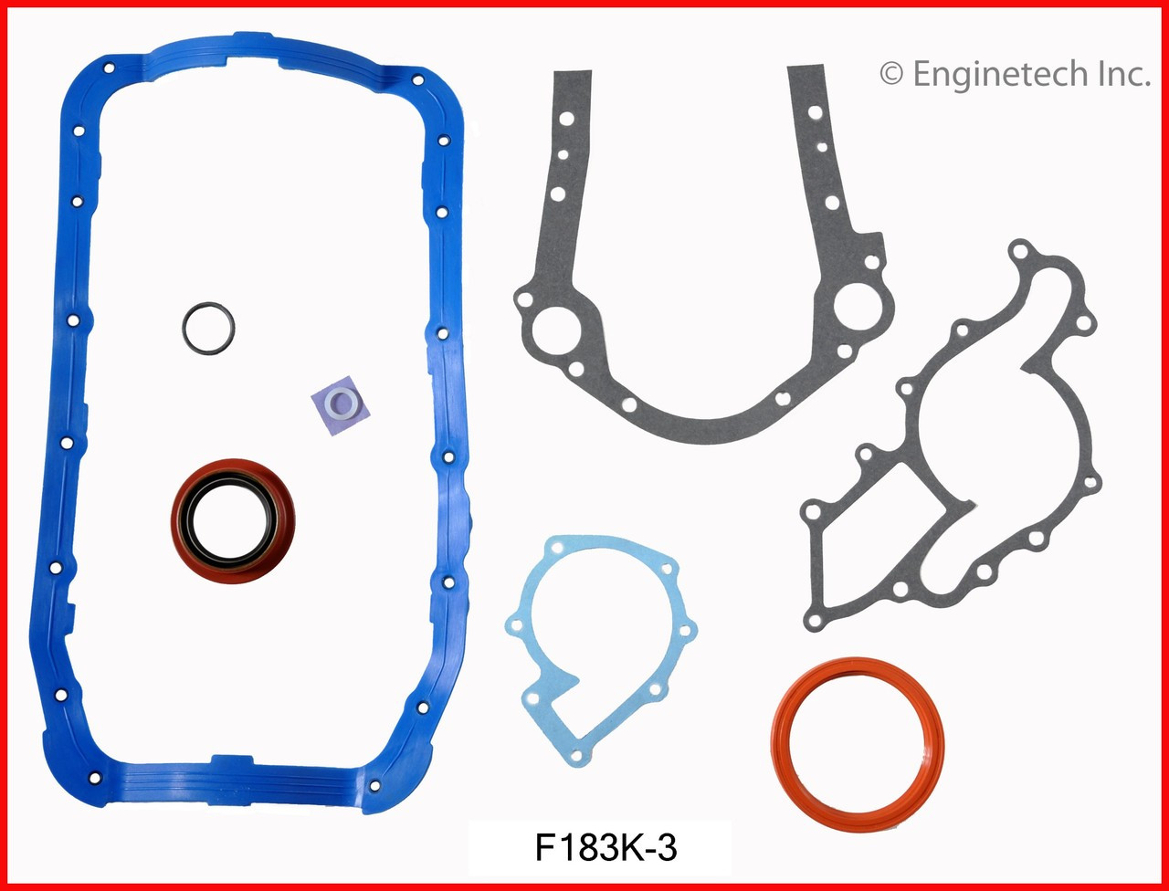 1990 Ford Taurus 3.0L Engine Gasket Set F183K-3 -9