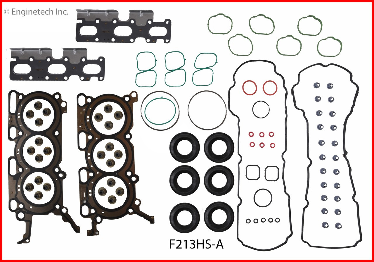 2008 Lincoln MKX 3.5L Engine Cylinder Head Gasket Set F213HS-A -8