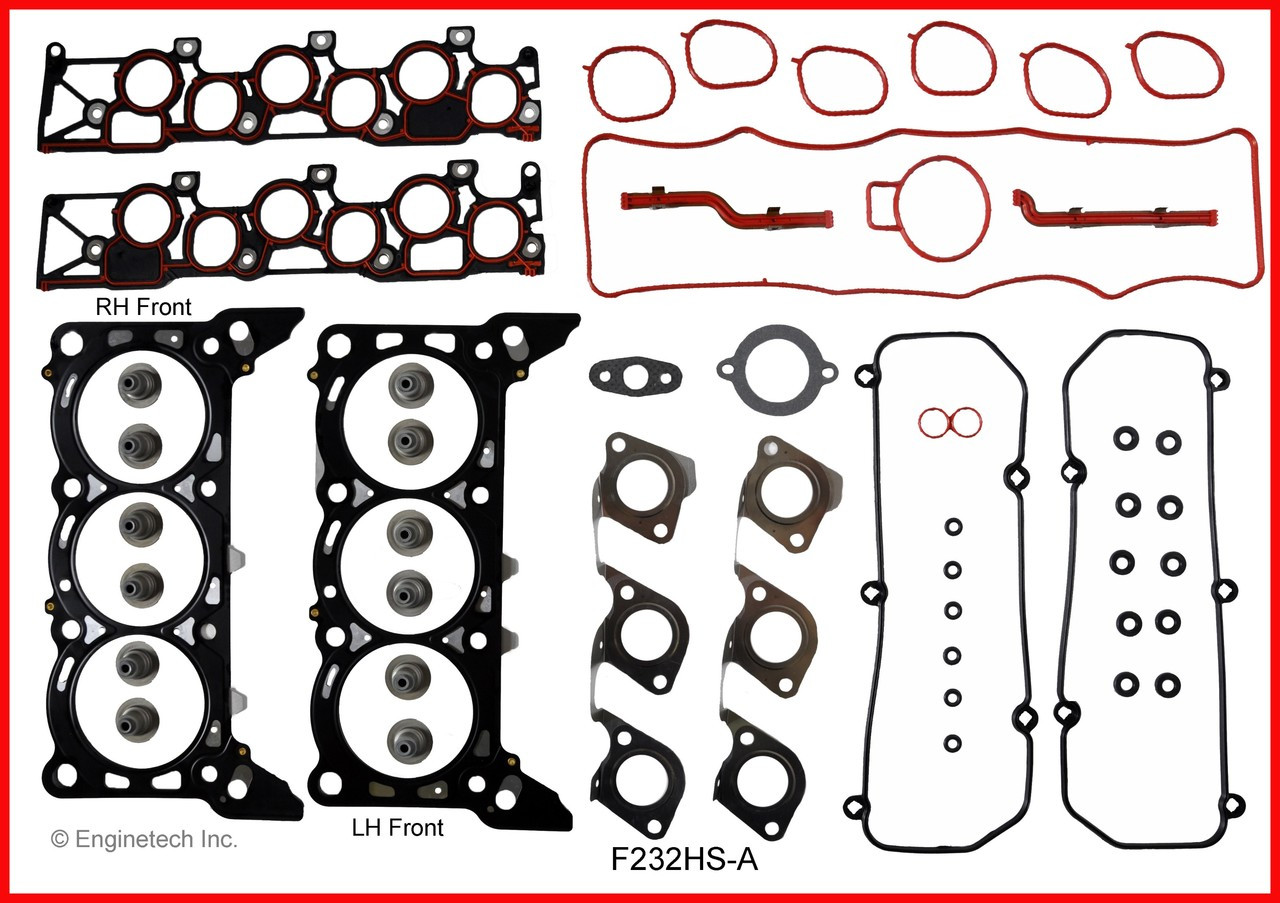 2003 Ford Windstar 3.8L Engine Cylinder Head Gasket Set F232HS-A -4