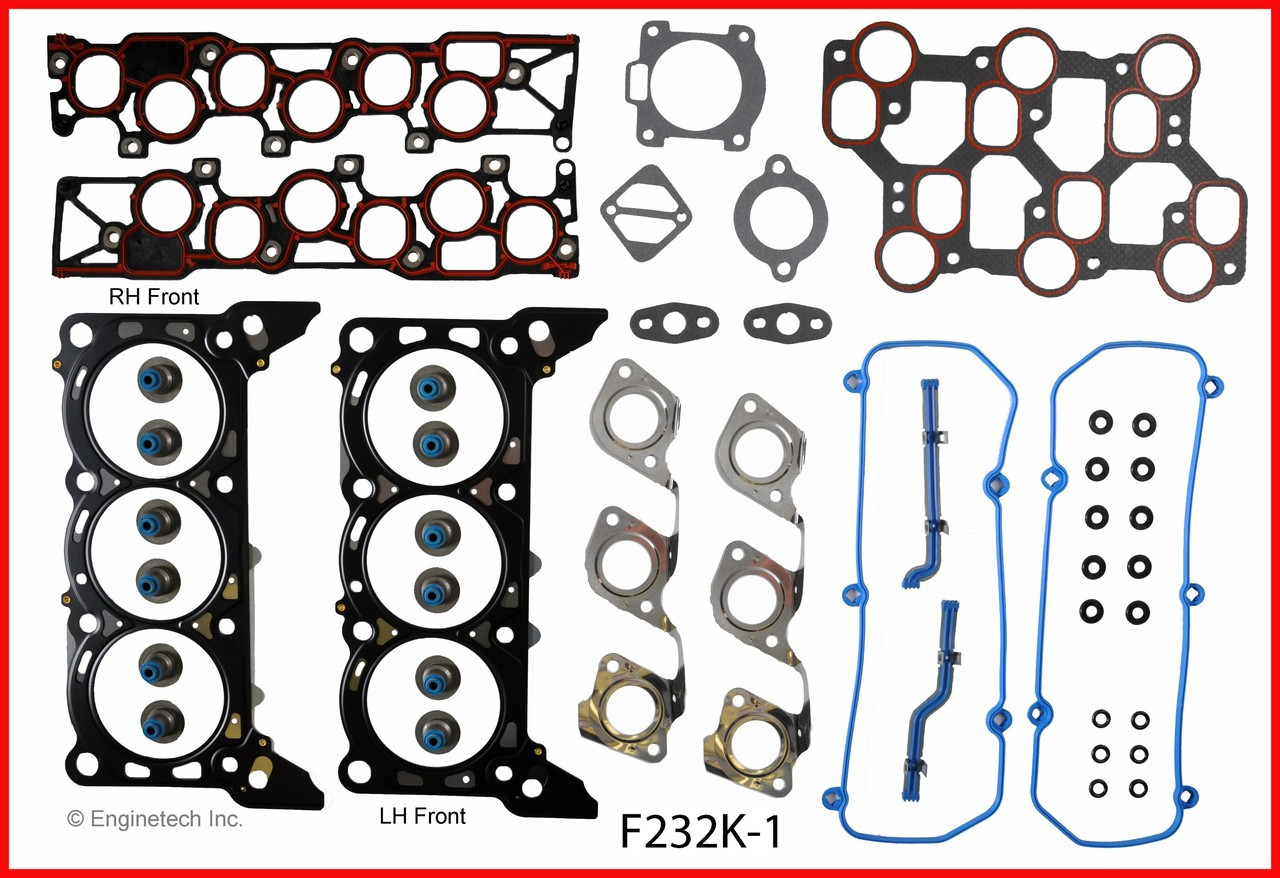 2001 Ford Mustang 3.8L Engine Gasket Set F232K-1 -1