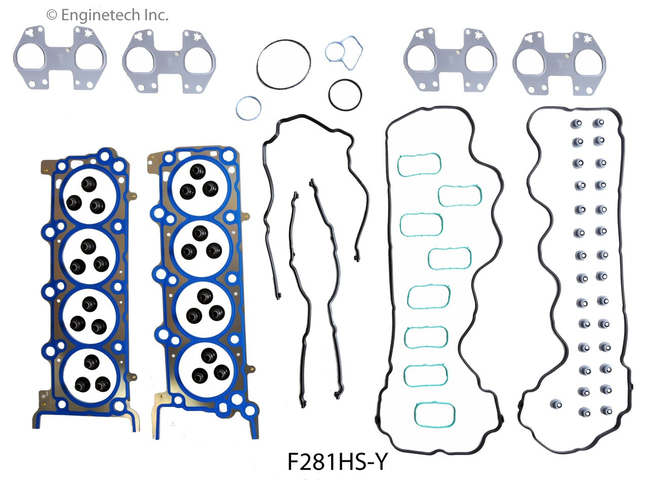 2007 Ford Explorer 4.6L Engine Cylinder Head Gasket Set F281HS-Y -1