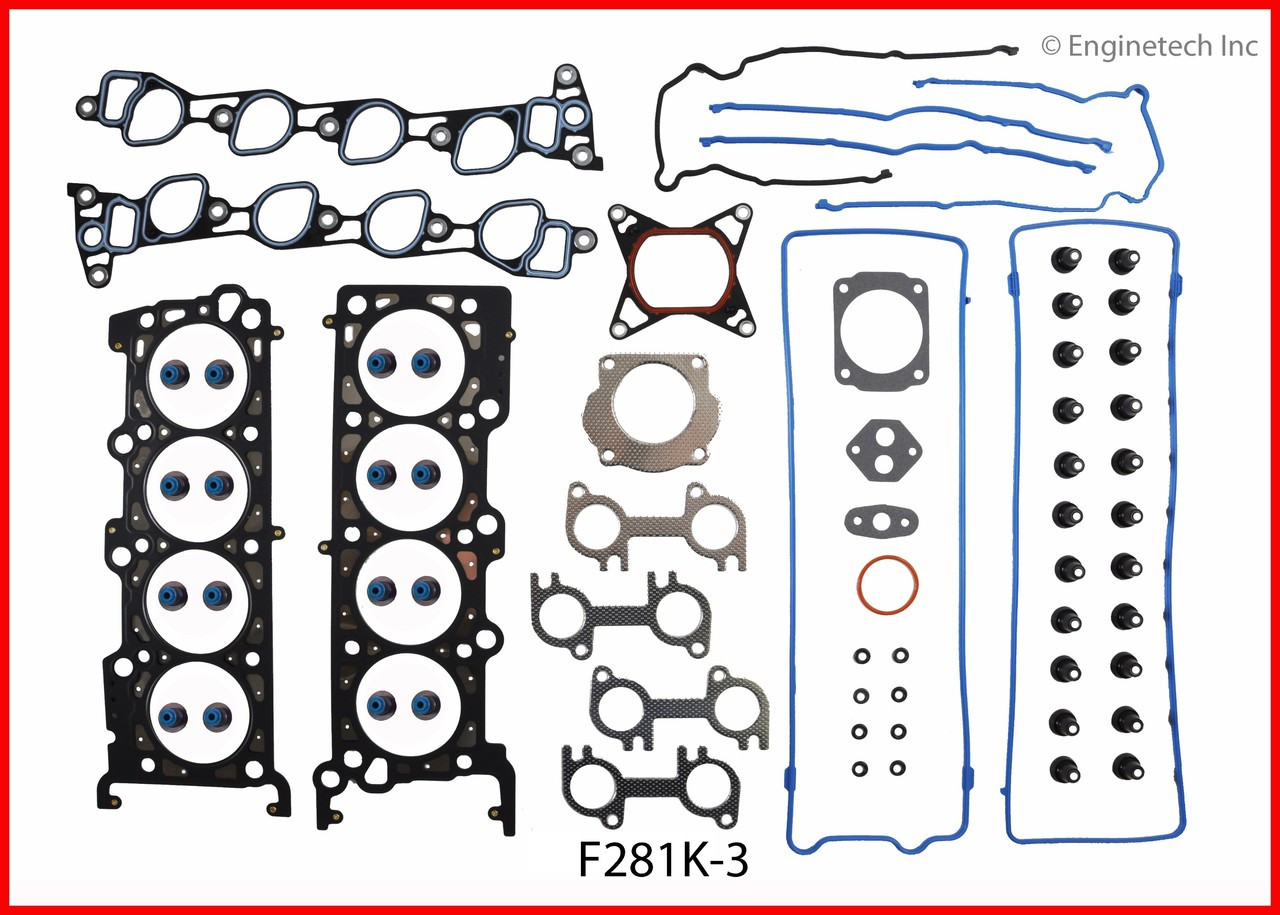 1995 Mercury Cougar 4.6L Engine Gasket Set F281K-3 -4