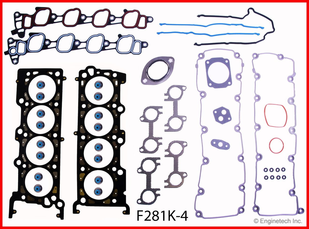 2000 Ford Mustang 4.6L Engine Gasket Set F281K-4 -3