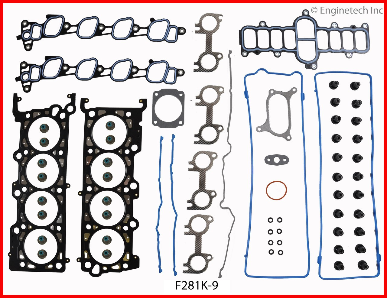 2001 Ford F-150 4.6L Engine Gasket Set F281K-9 -4