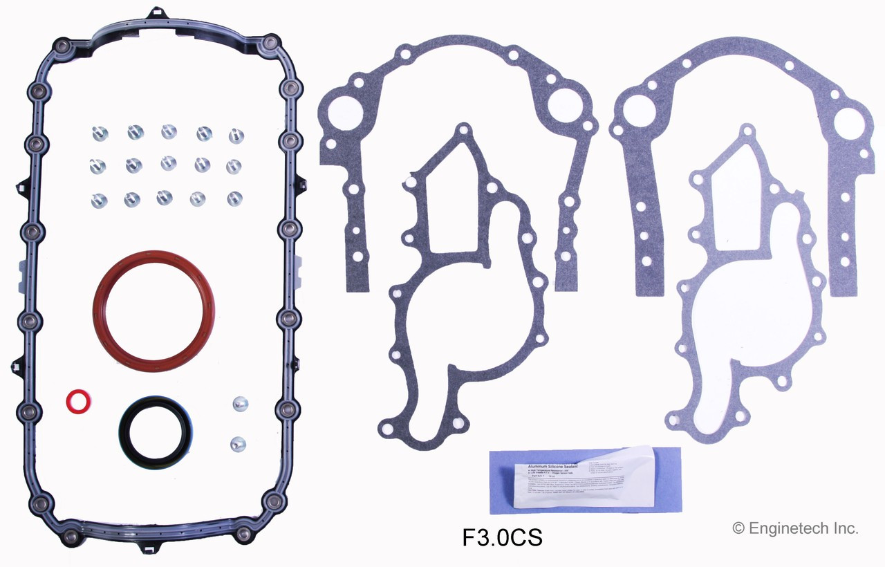 1992 Ford Taurus 3.0L Engine Lower Gasket Set F3.0CS -13