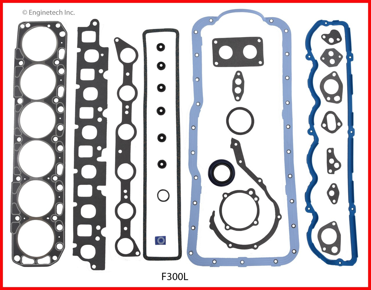 1989 Ford E-150 Econoline 4.9L Engine Gasket Set F300L -12