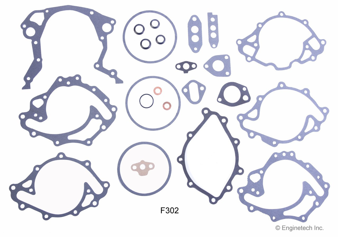1985 Lincoln Continental 5.0L Engine Gasket Set F302 -580 1985 Lincoln Continental 5.0L Engine Gasket Set F302 -580
