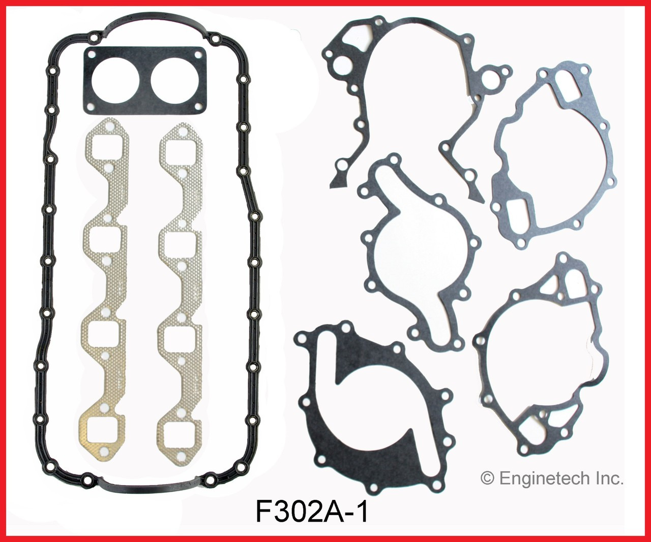 1996 Ford E-150 Econoline Club Wagon 5.0L Engine Gasket Set F302A-1 -25