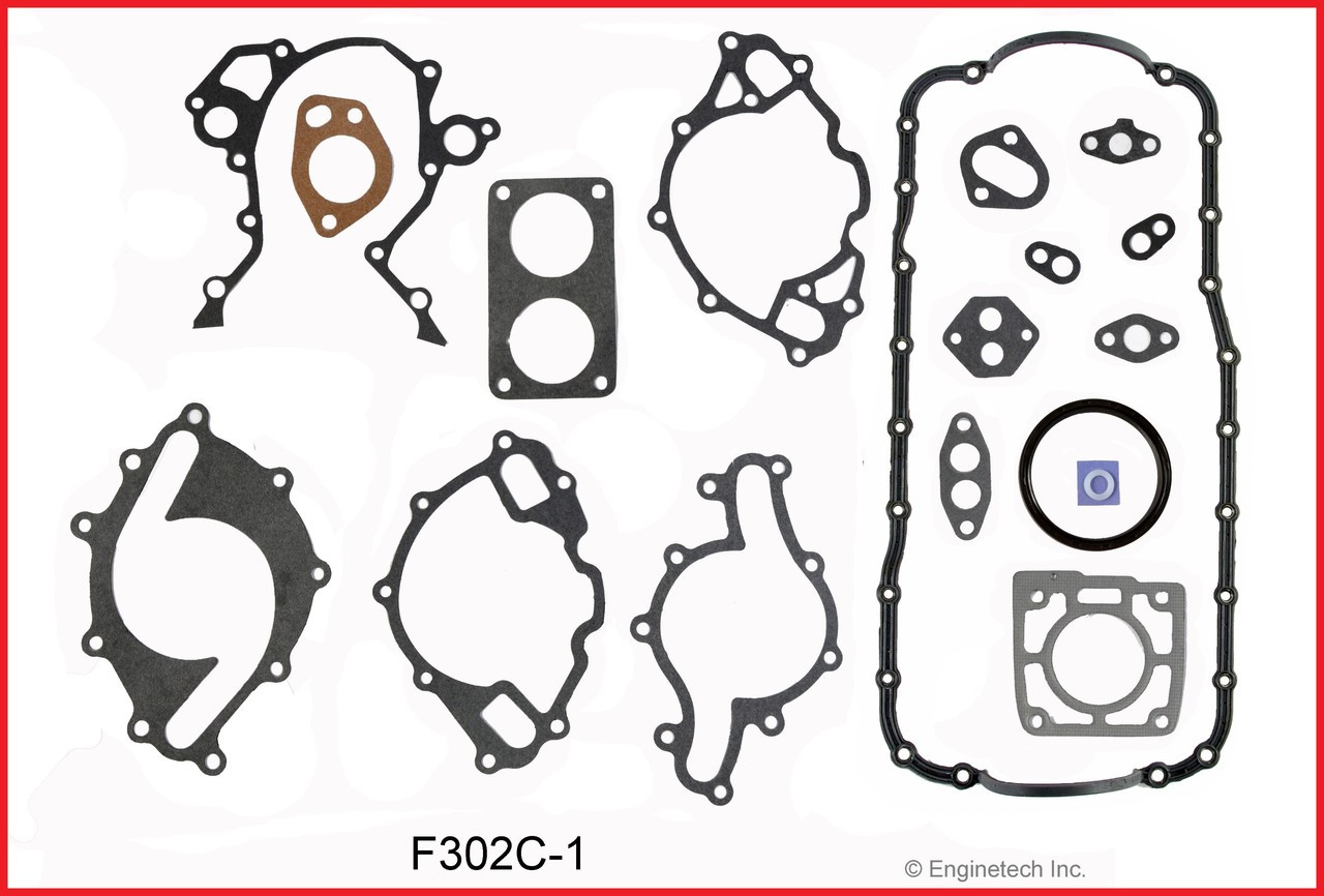 1987 Ford Mustang 5.0L Engine Gasket Set F302C-1 -4