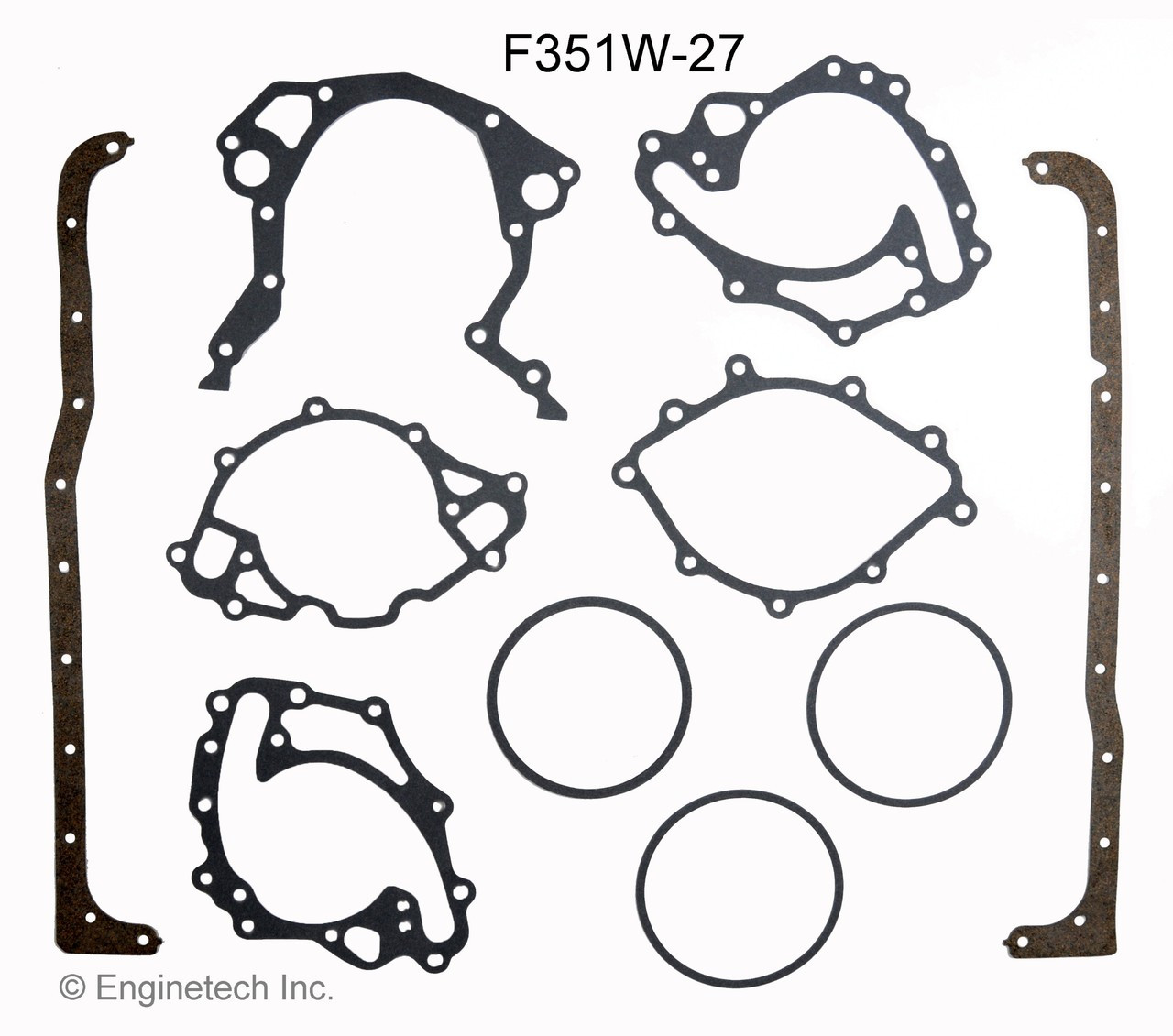 1986 Ford E-350 Econoline 5.8L Engine Gasket Set F351W-27 -58