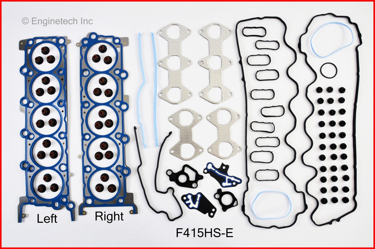 2012 Ford F53 6.8L Engine Cylinder Head Gasket Set F415HS-E -28