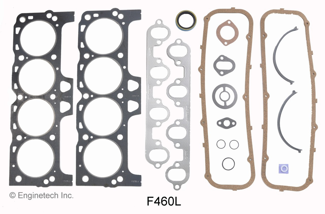 1986 Ford E-350 Econoline Club Wagon 7.5L Engine Gasket Set F460L -9