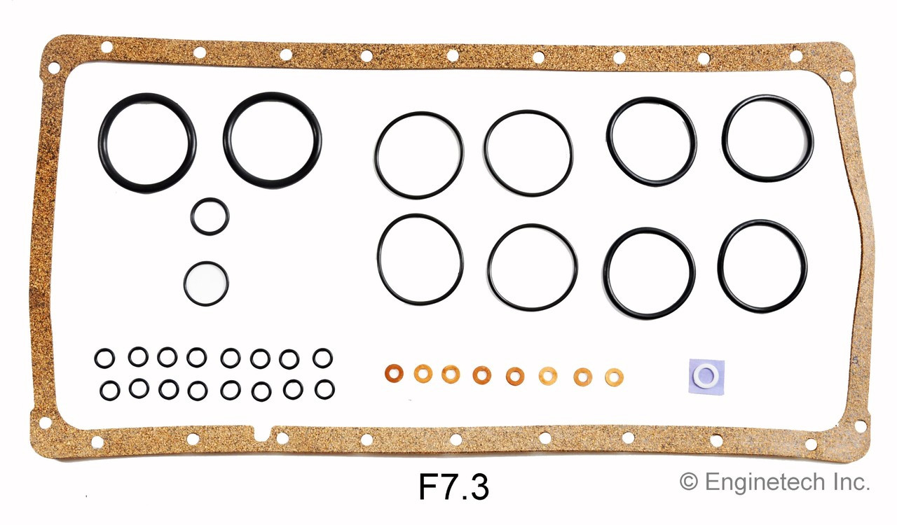 1988 Ford E-250 Econoline Club Wagon 7.3L Engine Gasket Set F7.3 -1