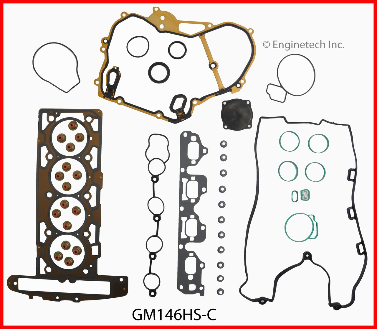 2006 Pontiac Solstice 2.4L Engine Cylinder Head Gasket Set GM146HS-C -3